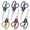 Scissors Set of 6-Pack, 8" Scissors All Purpose Comfort-Grip Handles Sharp Scissors for Office Home School Craft Sewing Fabric Supplies, High/Middle School Student Teacher Scissor, Right/Left Hand